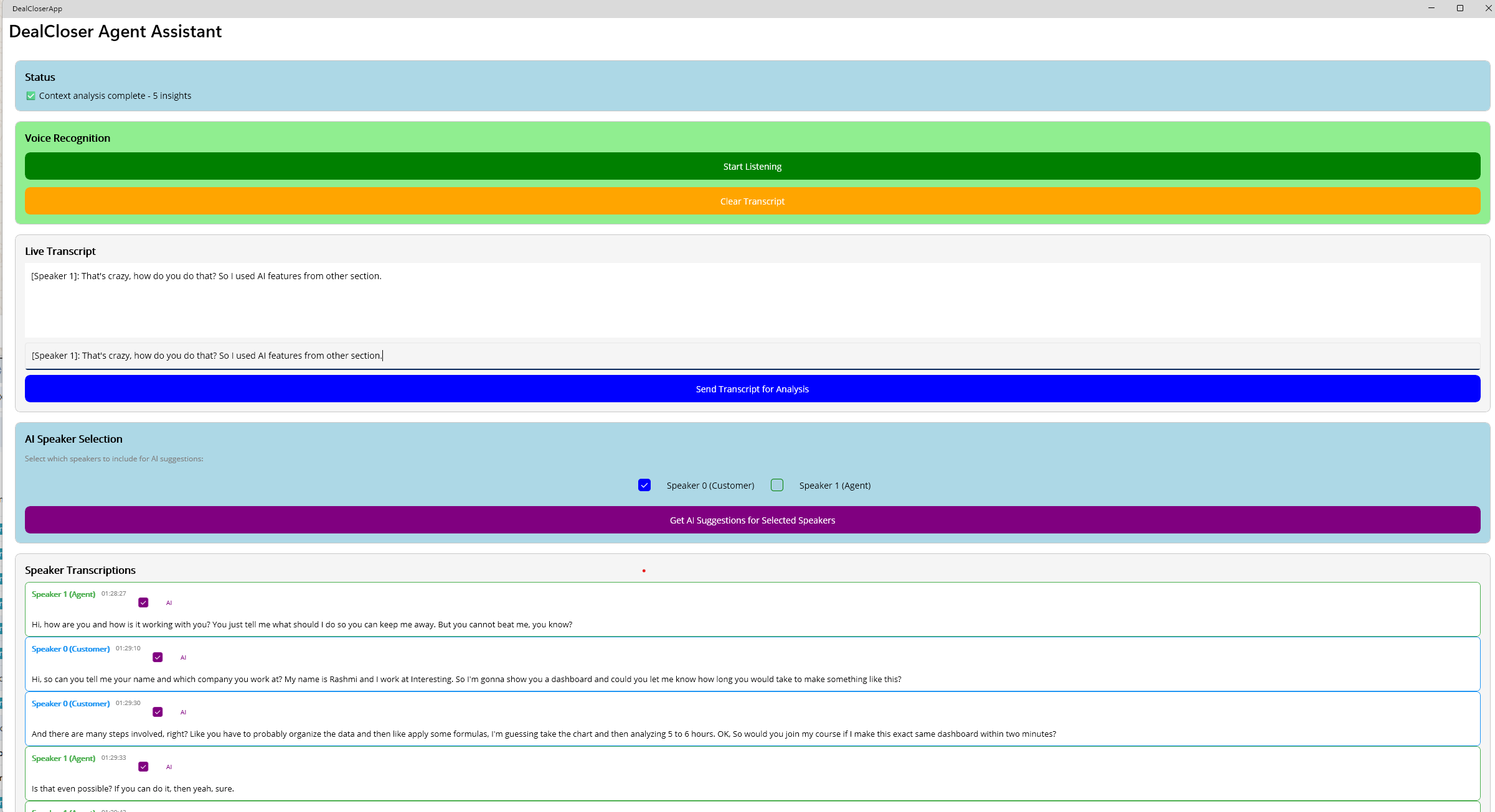 DealCloser Assist placeholder